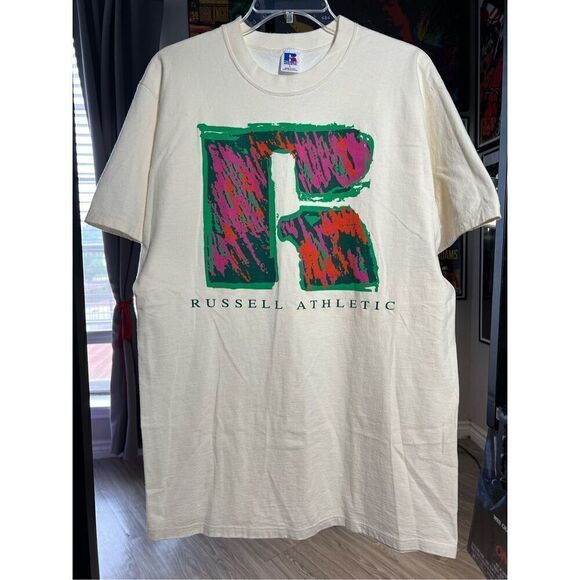 Vintage 90s Russell Athletic Essential Tee - Picture 1 of 5